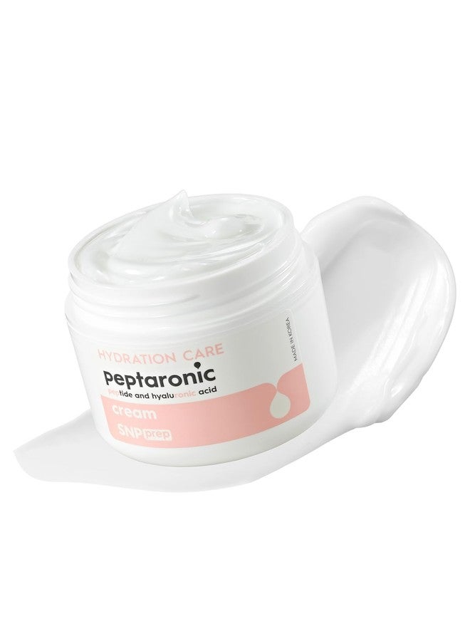 SNP Peptaronic Skincare Moisturizing Cream | Face Moisturizing, Calming, and Hydrating for All Skin Types | Korean Moisturizer Face Cream with Hyaluronic Acid | 1.9 Oz - Image 1